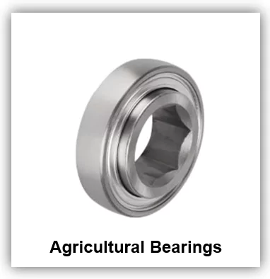 Agricultural bearings image - engineered for use in farm machinery and equipment