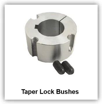 Discover our extensive range of taper lock bushes, expertly designed for both agricultural and industrial needs. These precision-engineered components ensure secure and reliable shaft-hub connections in farm machinery, manufacturing equipment, and various industrial applications, offering unparalleled performance and durability.