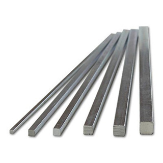 Key Steel 1/8" SQUARE 1 Foot Length